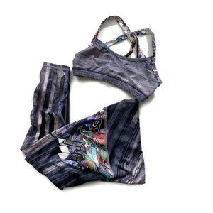 Niyama Sol Capri and Sports Bra Set Sz XS